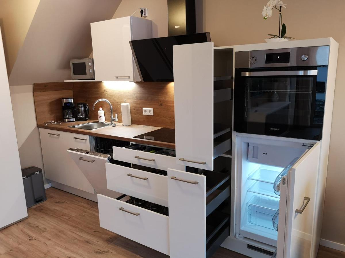 -Neubau- 42 Qm Balkon-Apartment Fulda Ngoại thất bức ảnh